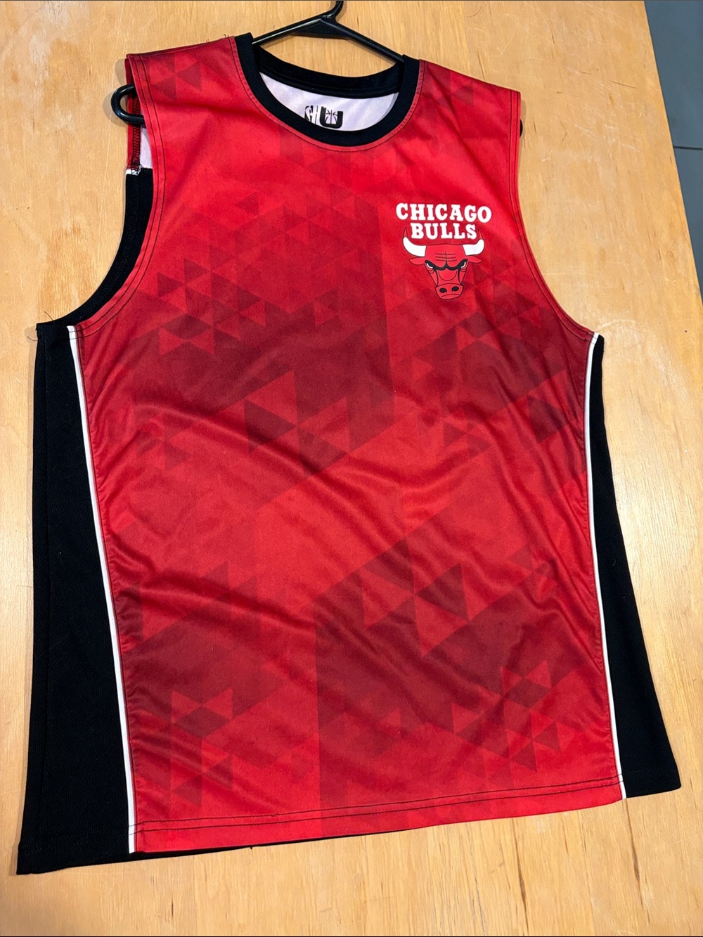 NBA ~ Chicago Bulls Basketball Red Black Sleeveless Tank Top